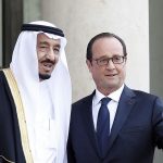 Hollande et le roi Salman. Les dernières heures d'un mariage contre-nature. D. R.